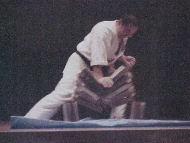 Demonstration at a tournament