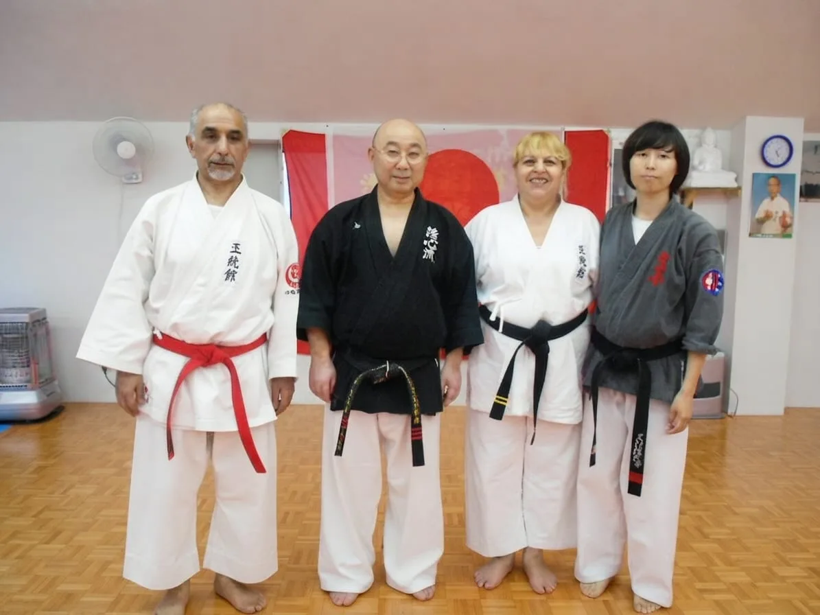 With Master Sakaba of Italy