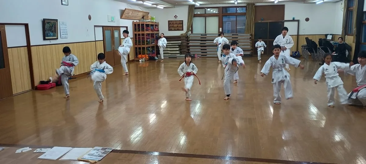 Training session at the Ainosato Branch
