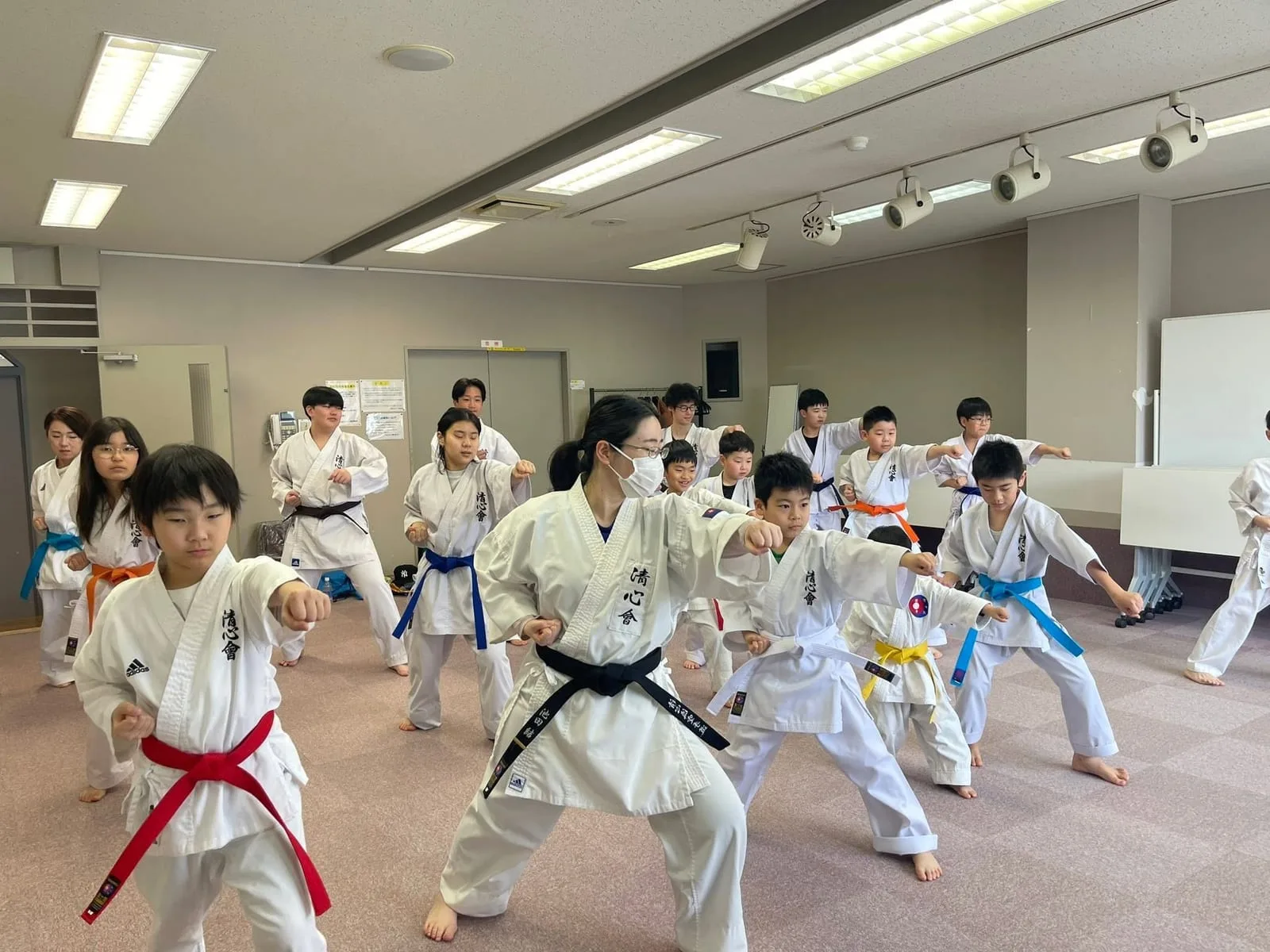 Practice session at the Fujino Branch
