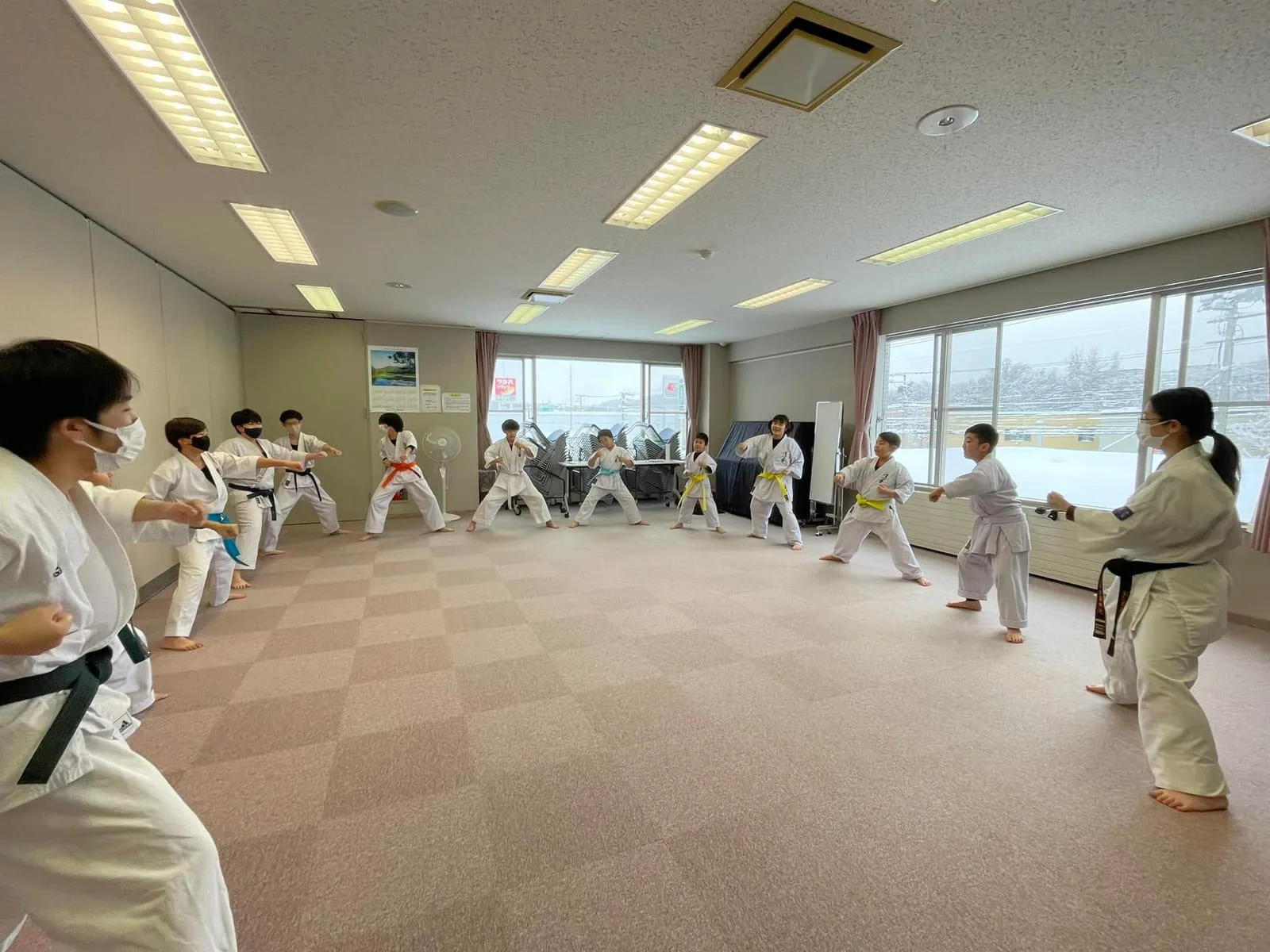 Practice session at the Fujino Branch