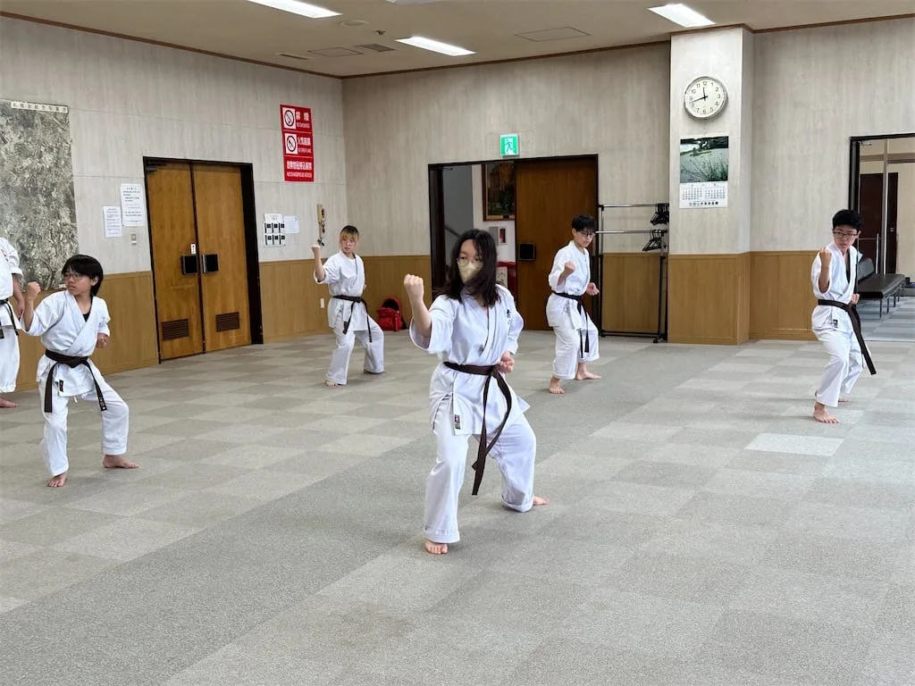 Practice session at the Fushiko Branch