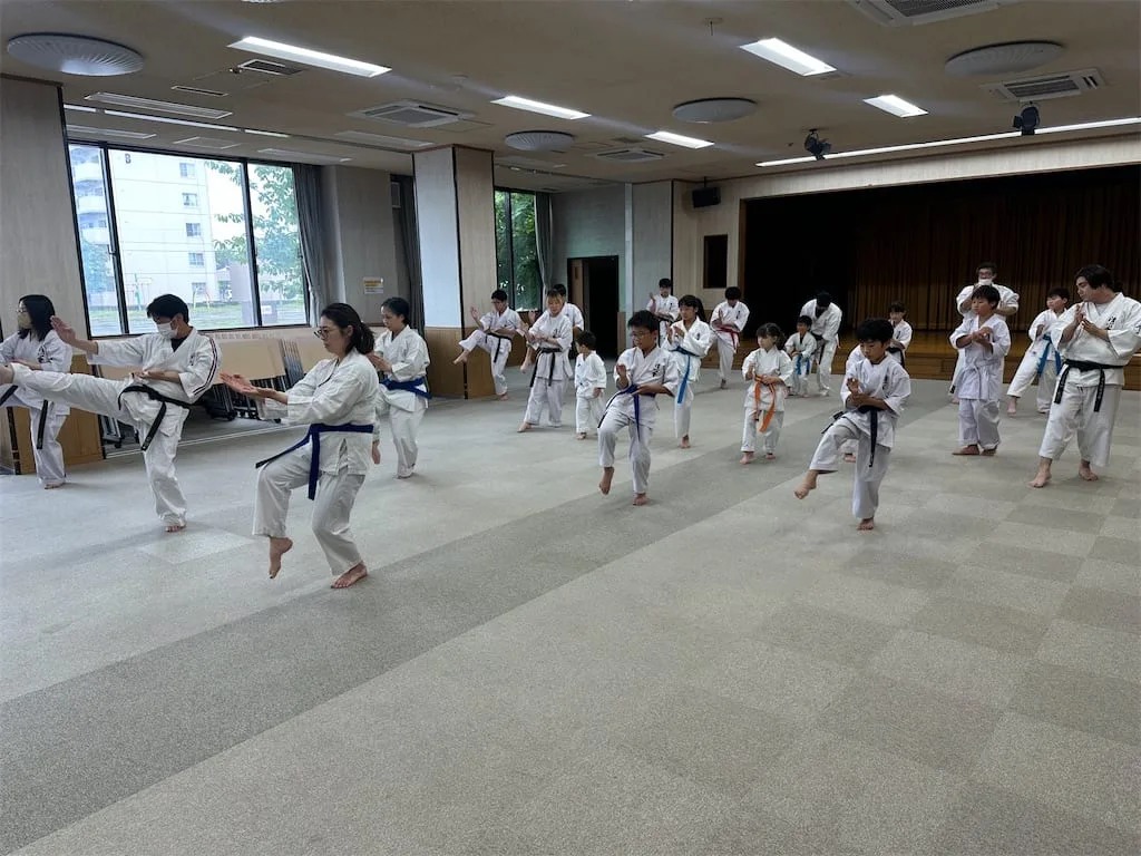 Practice session at the Fushiko Branch