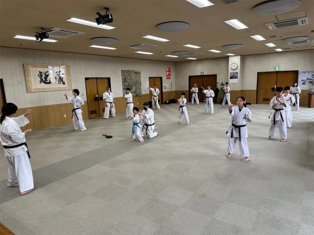 Practice session at the Fushiko Branch