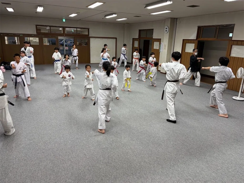 scene of the training/practice