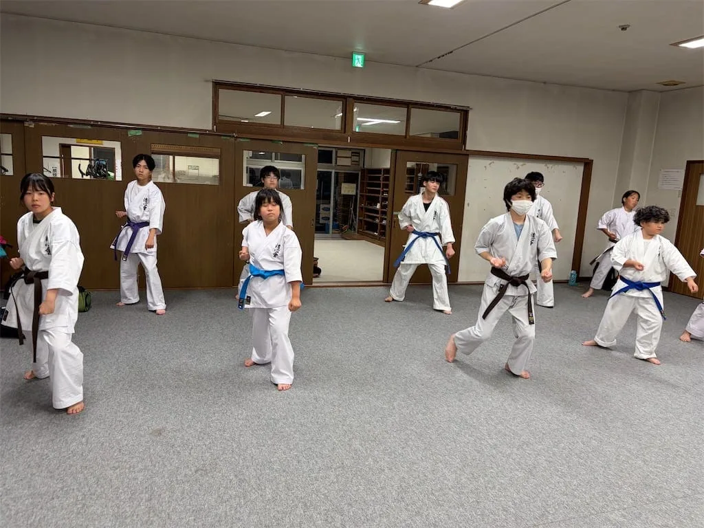 scene of the training/practice