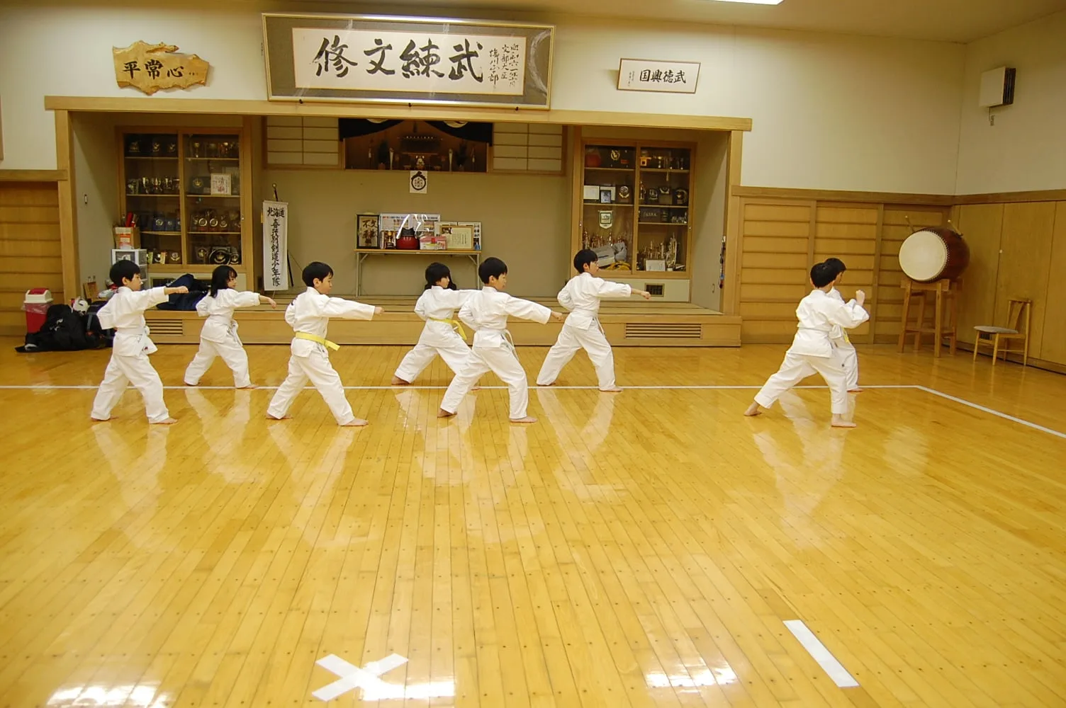 Kimobetsu Branch practice session