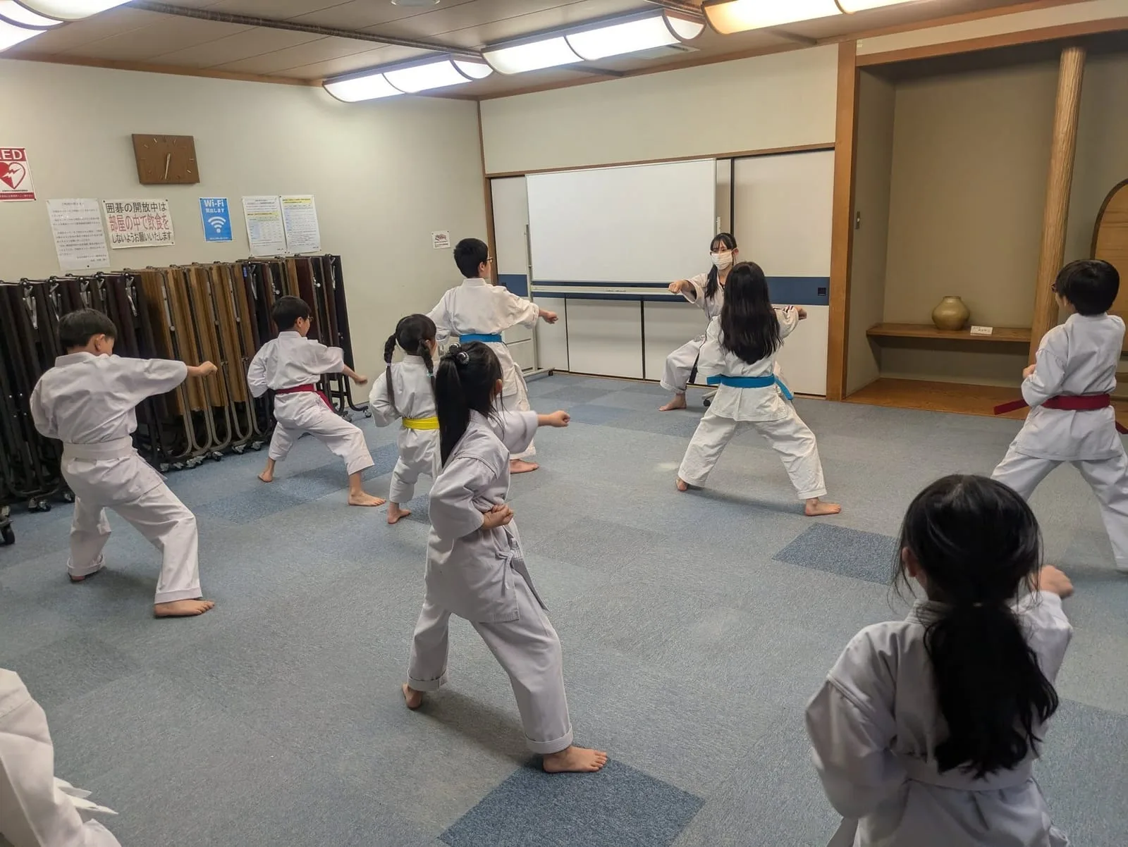 Kita-Shiroishi Branch practice session