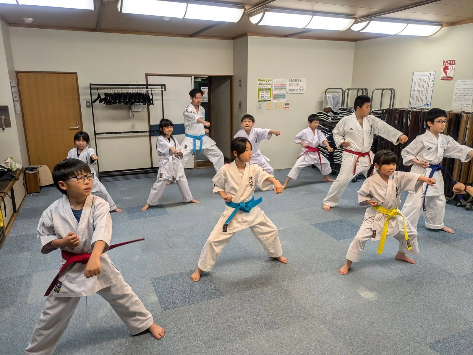 Kita-Shiroishi Branch practice session