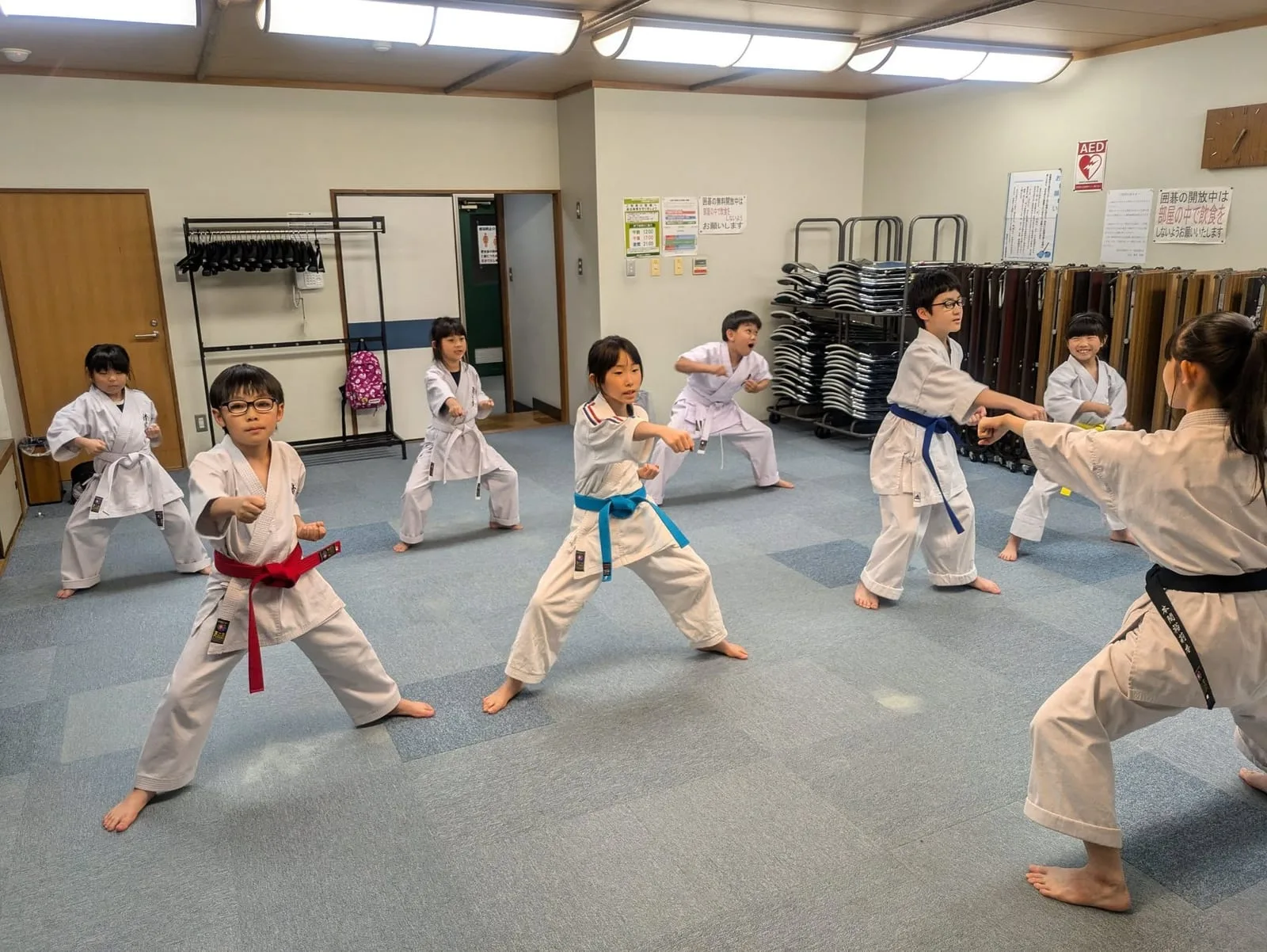 Kita-Shiroishi Branch practice session