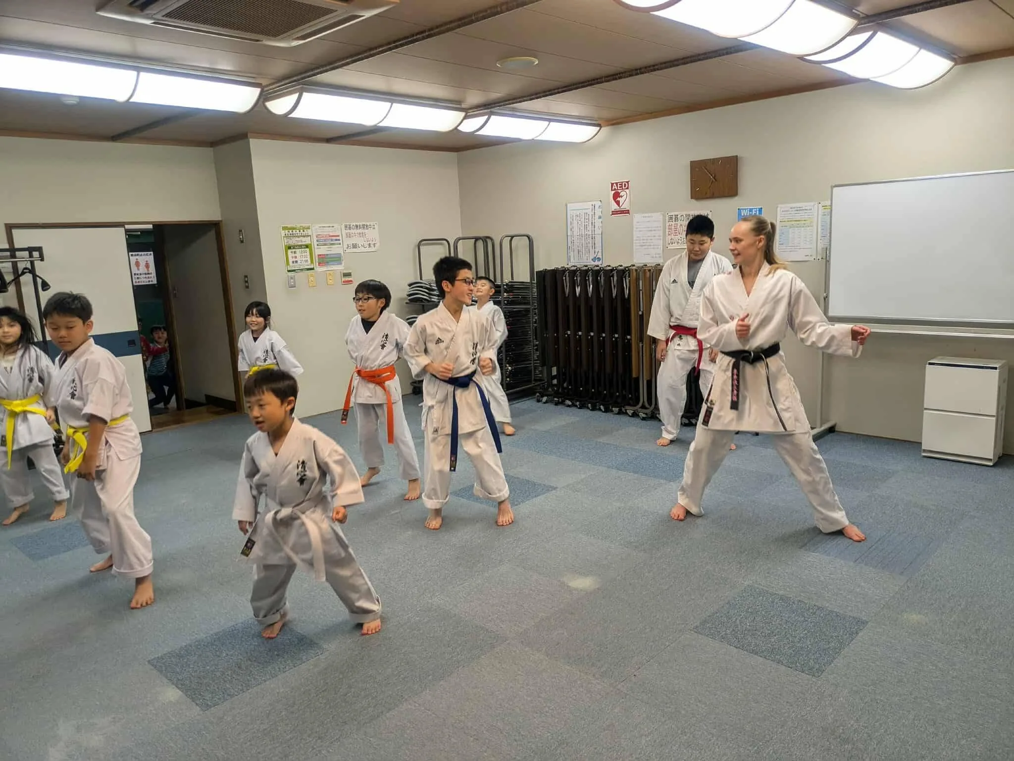Kita-Shiroishi Branch practice session