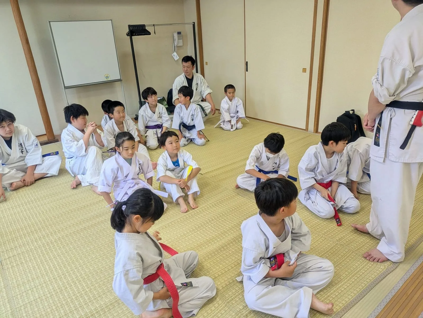 Training session at the Minami-Ainosato Branch