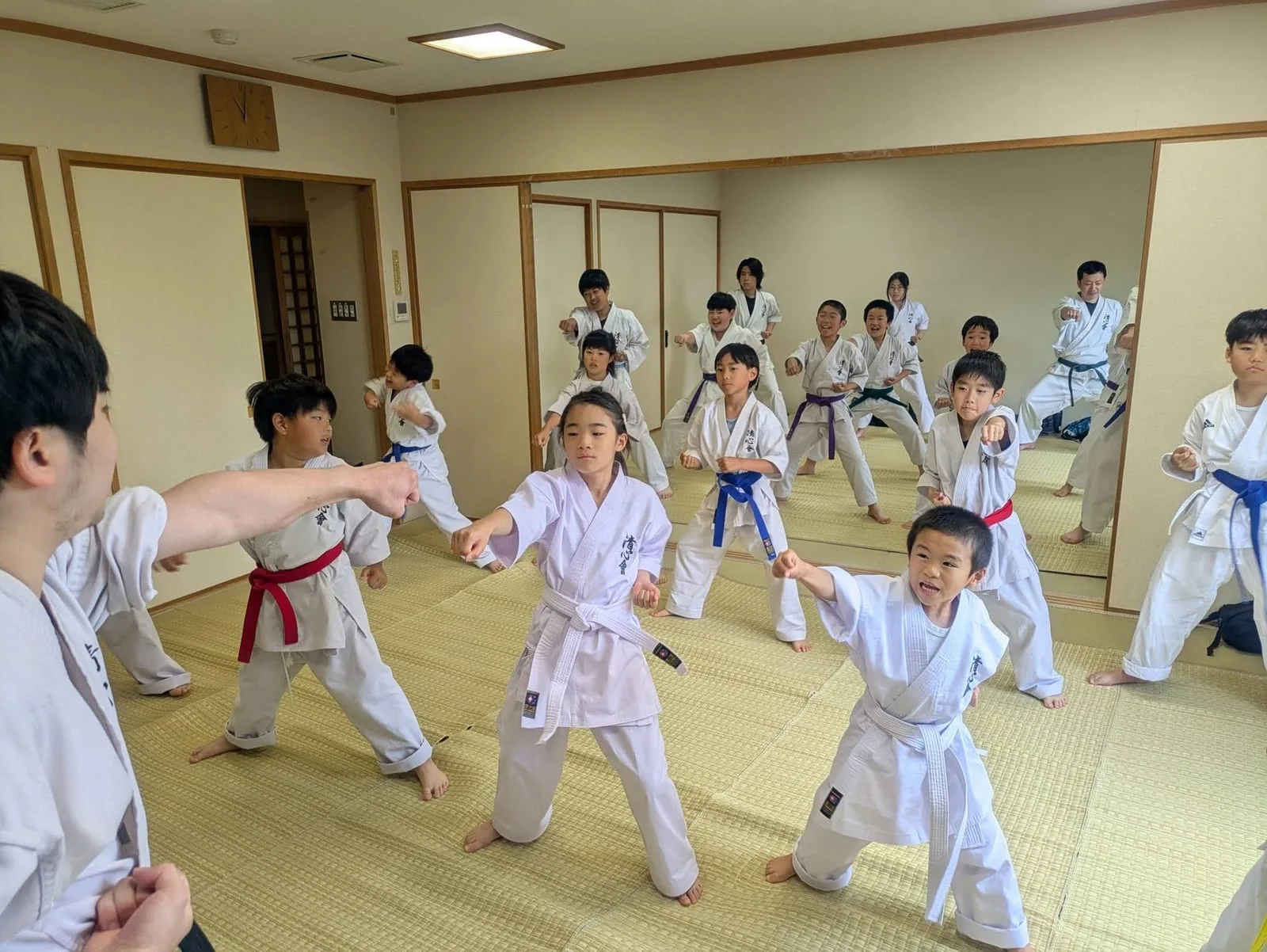 Training session at the Minami-Ainosato Branch
