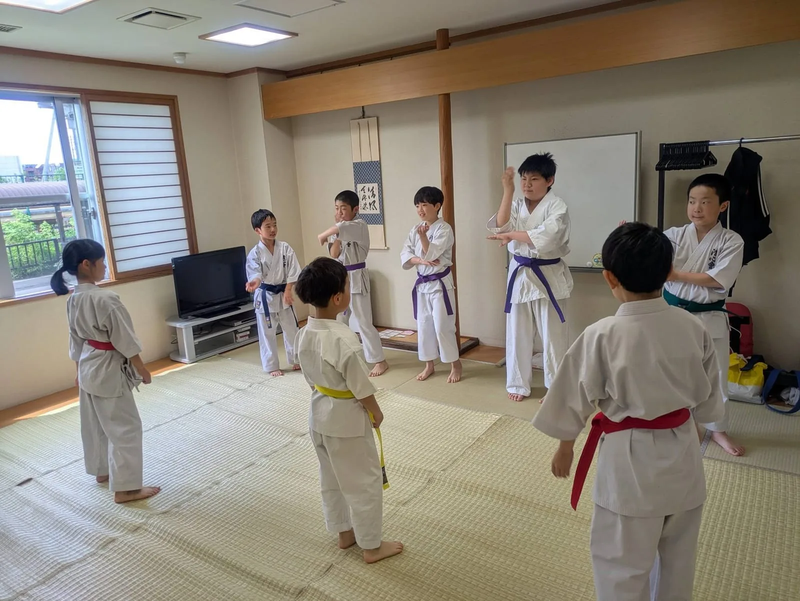 Training session at the Minami-Ainosato Branch