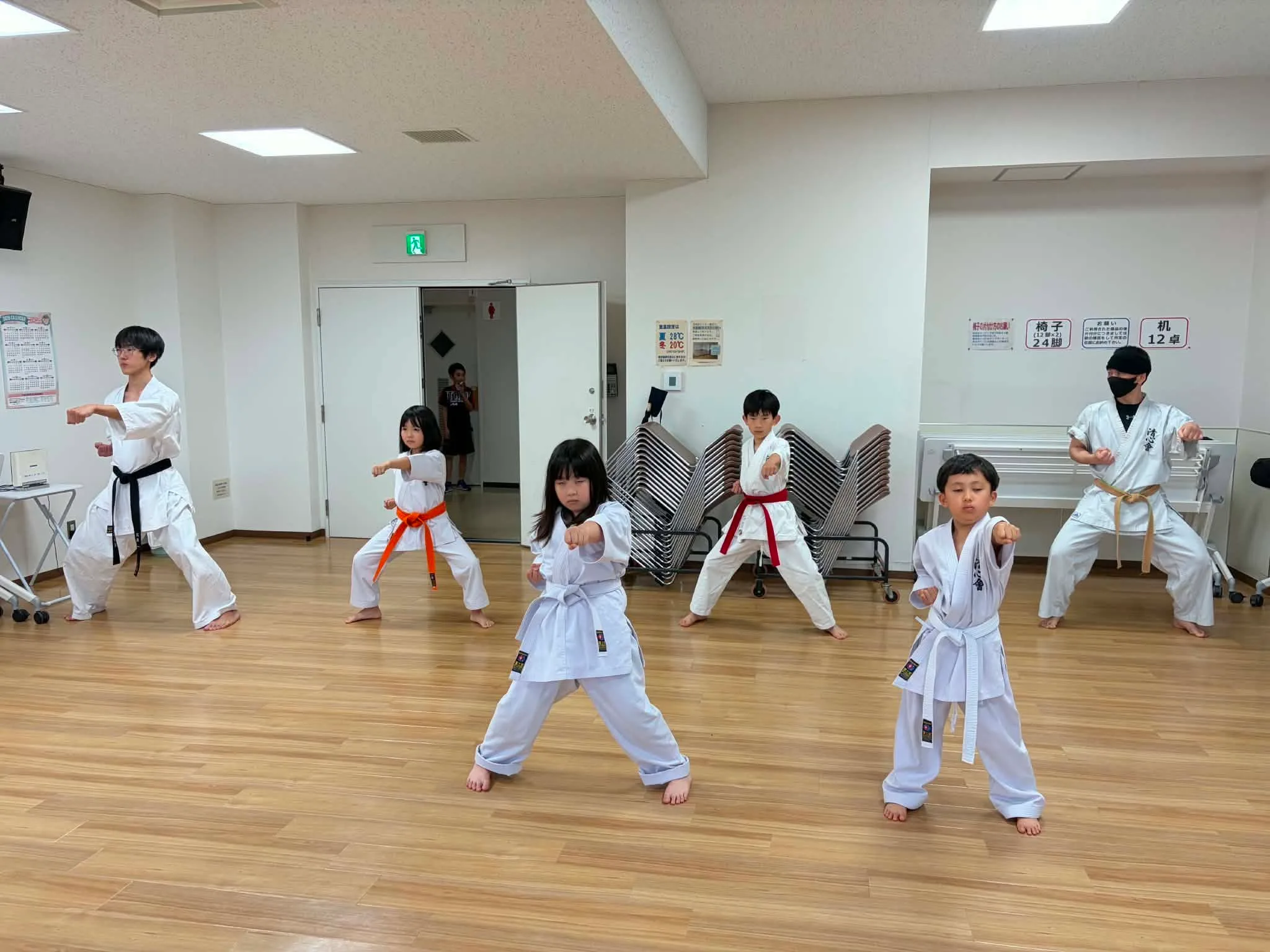 Practice session at the Atsubetsu-minami Branch