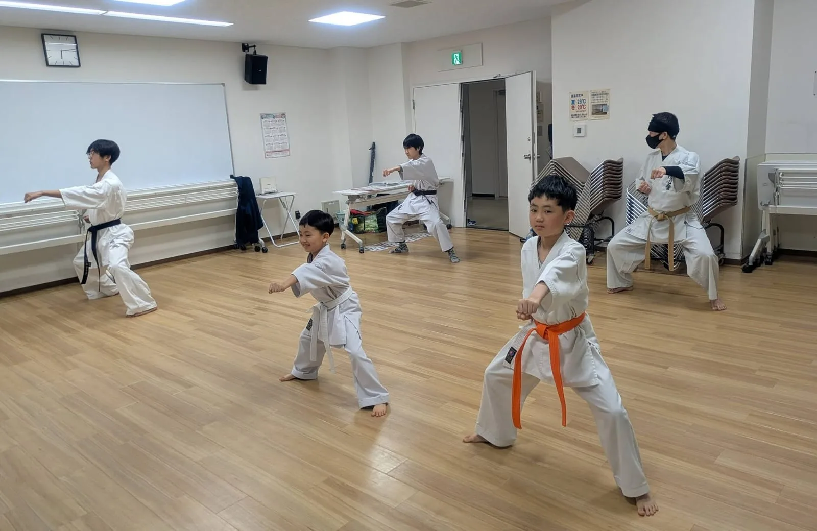Practice session at the Atsubetsu-minami Branch