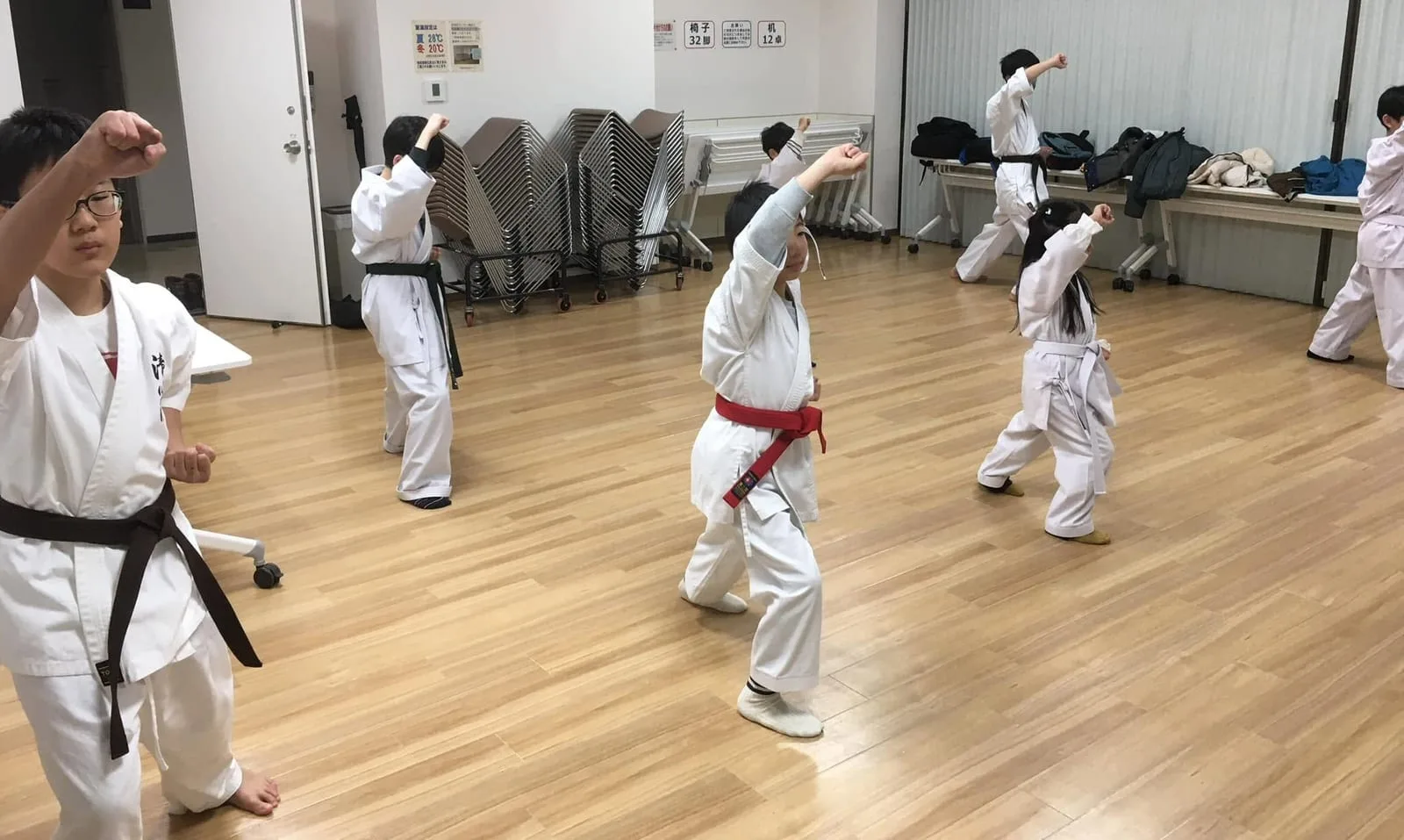 Practice session at the Atsubetsu-minami Branch