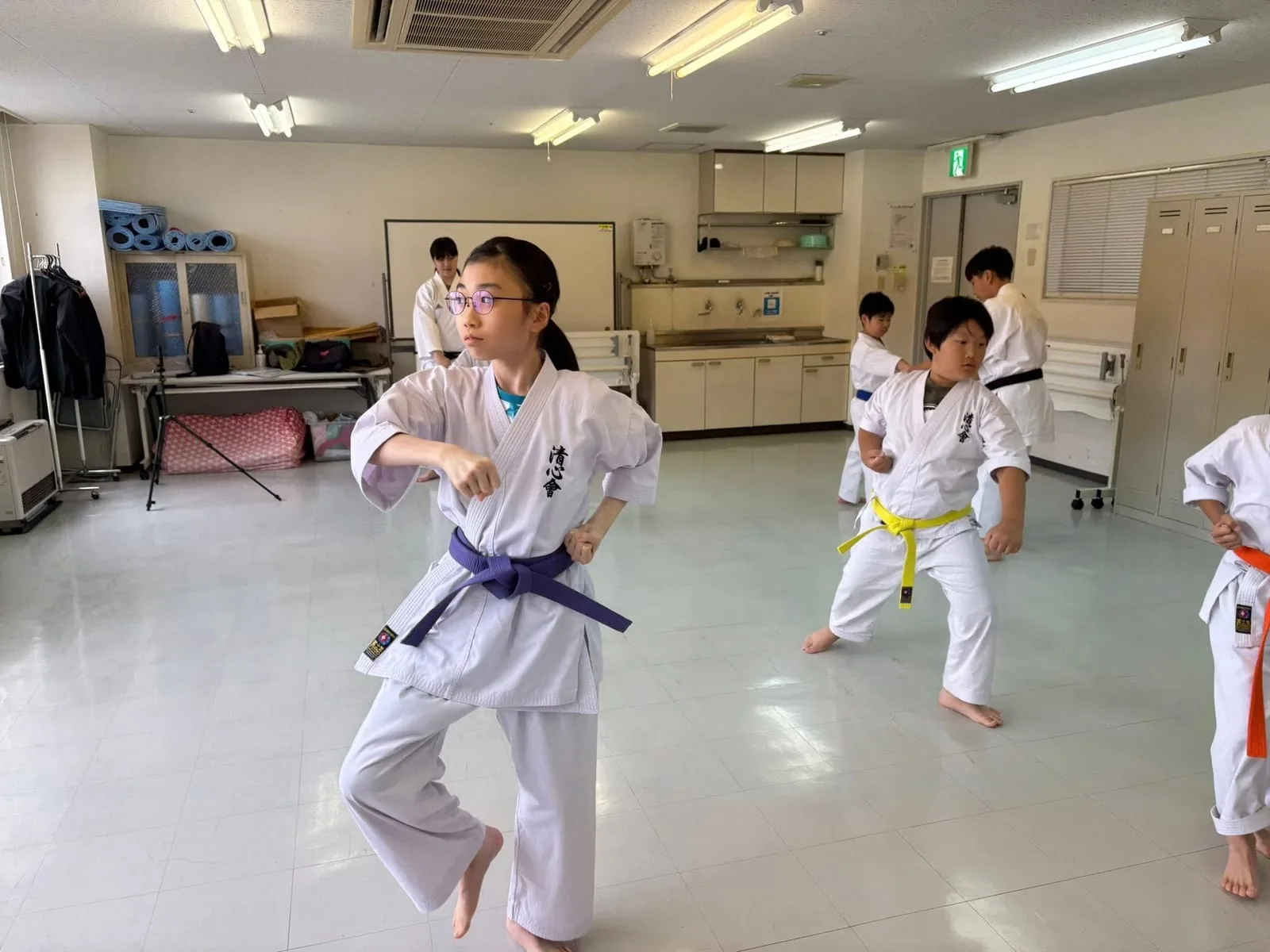 Practice session at the Misono Branch