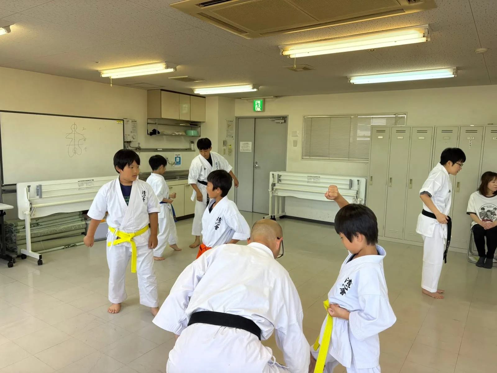 Practice session at the Misono Branch