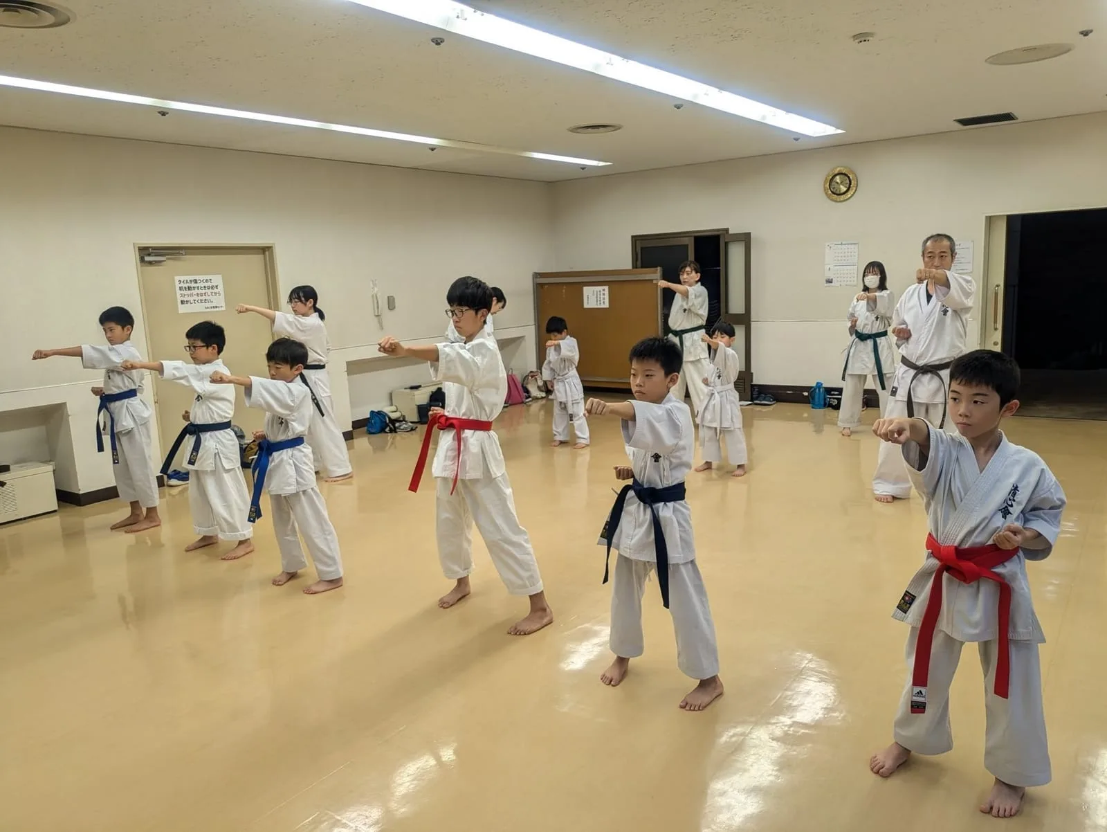 Practice session at the Momijidai Branch