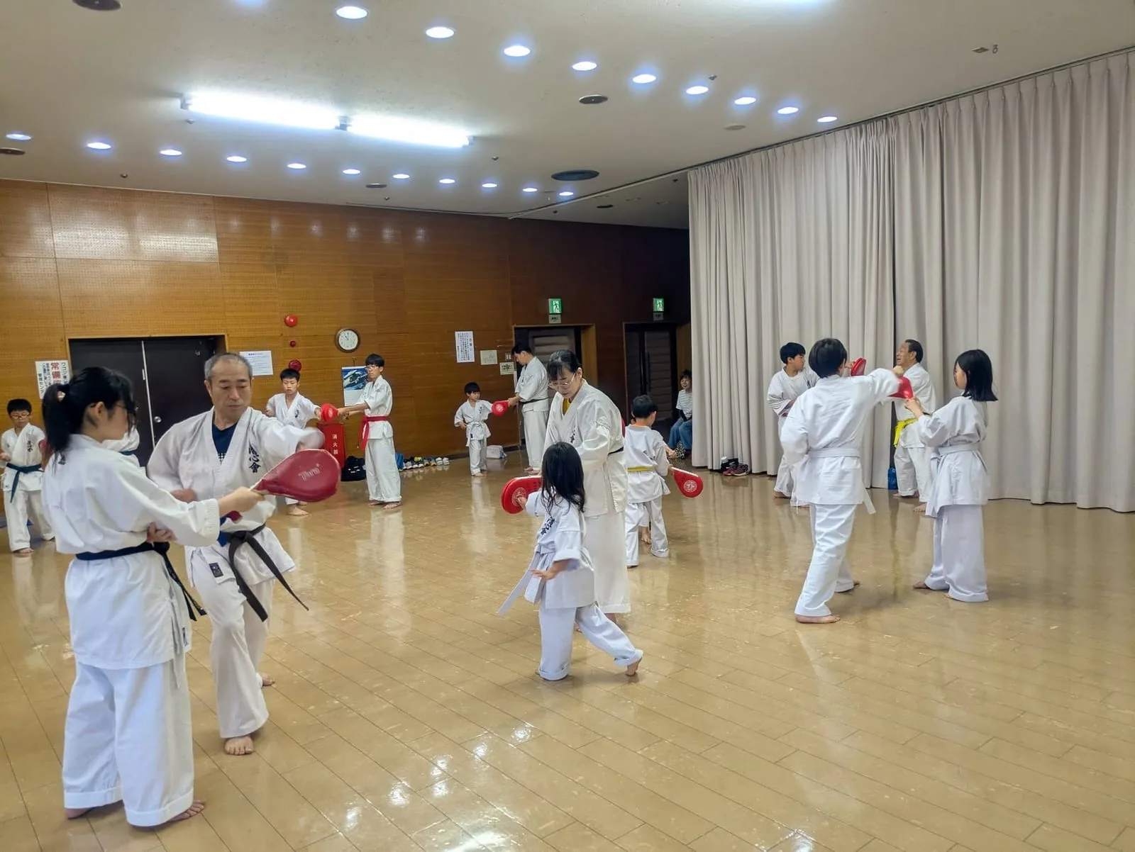 Practice session at the Momijidai Branch