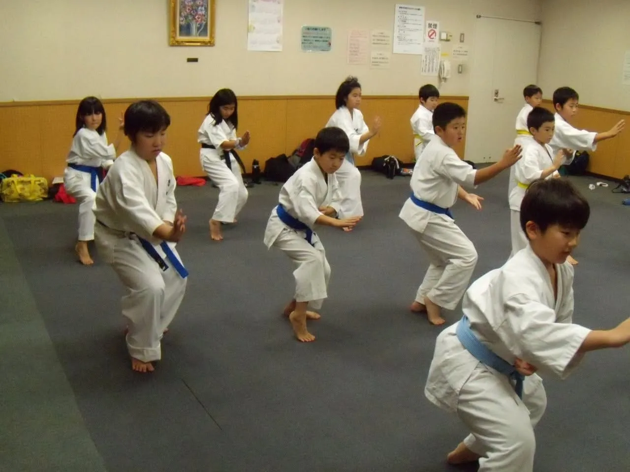Practice session at the Shin-Sapporo Branch