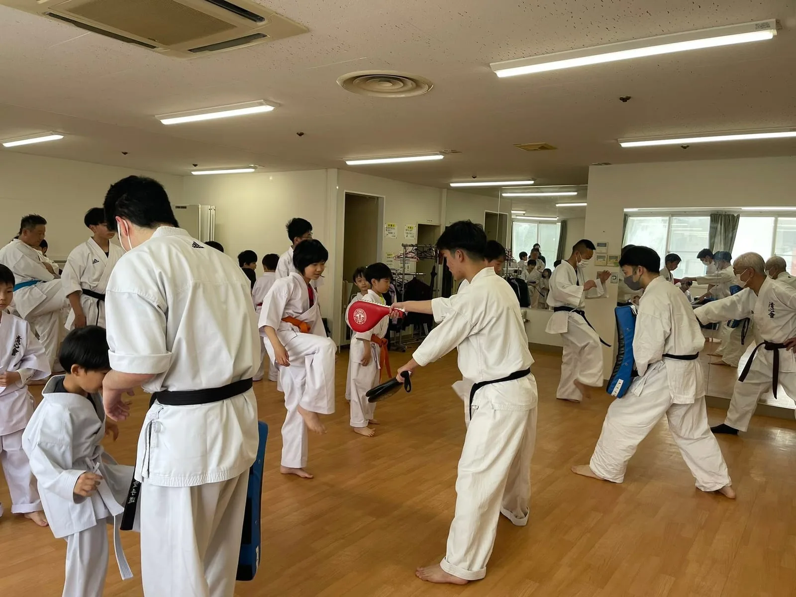 Training session at the Nishioka Branch