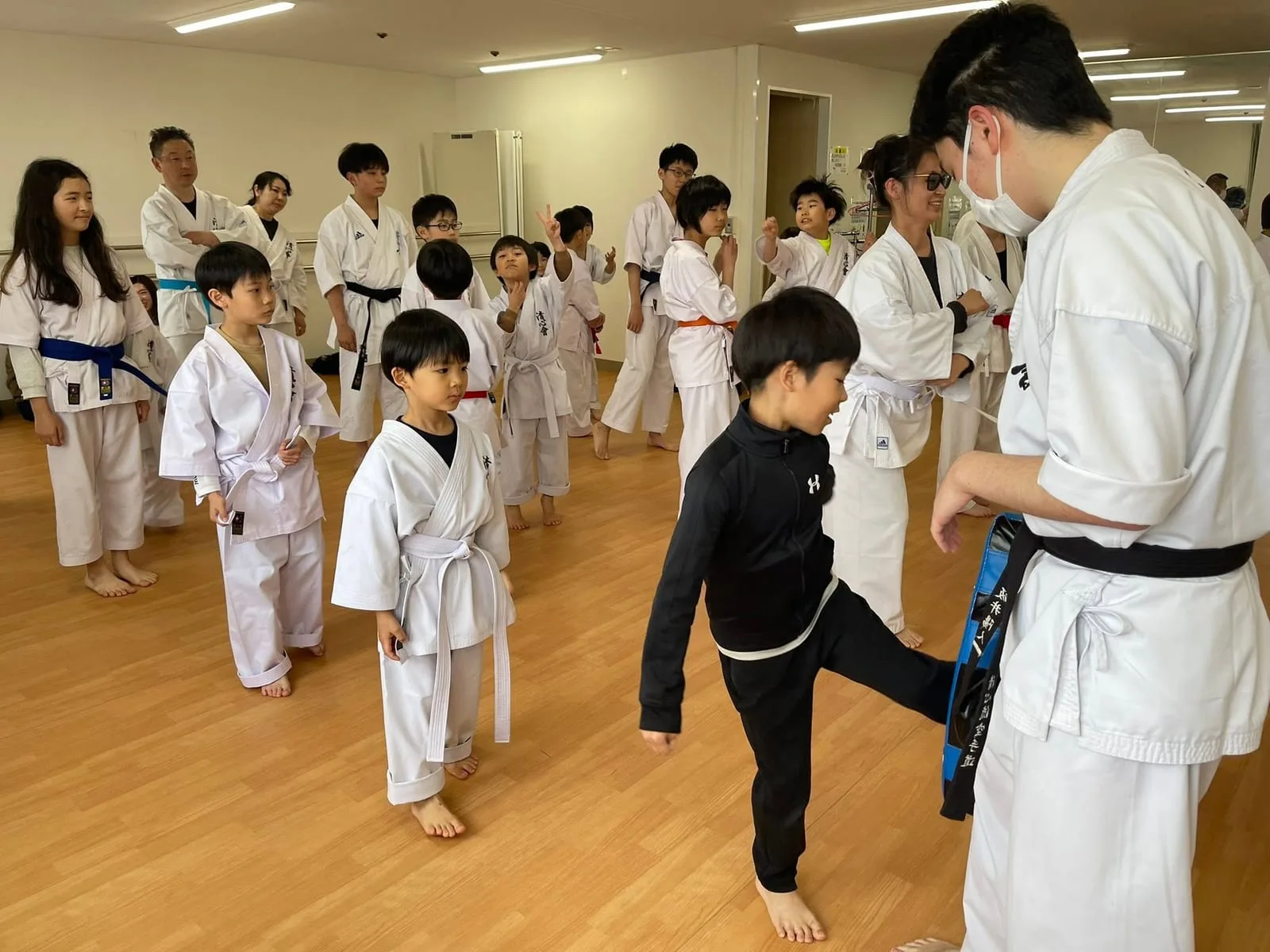 Training session at the Nishioka Branch