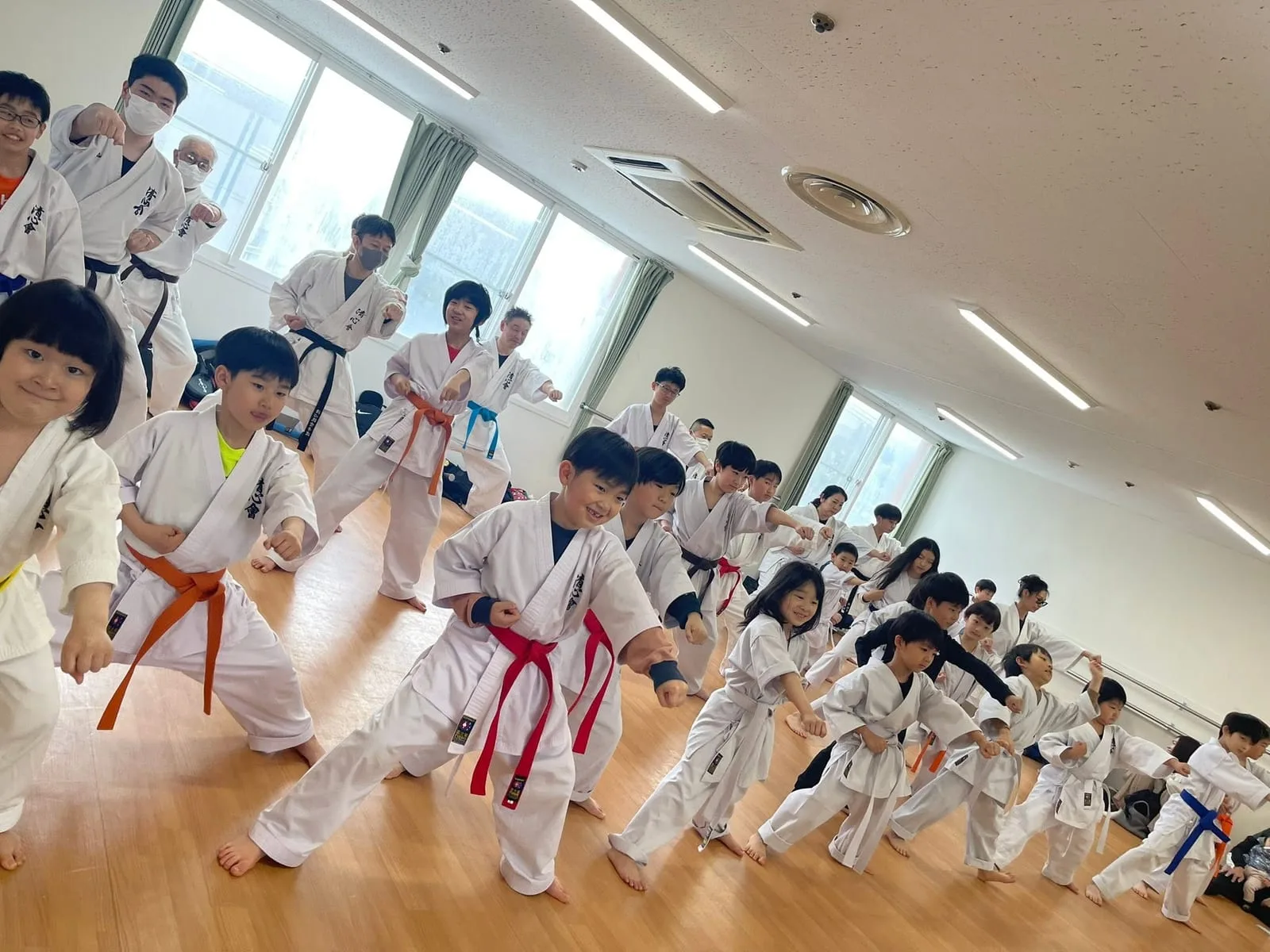Training session at the Nishioka Branch