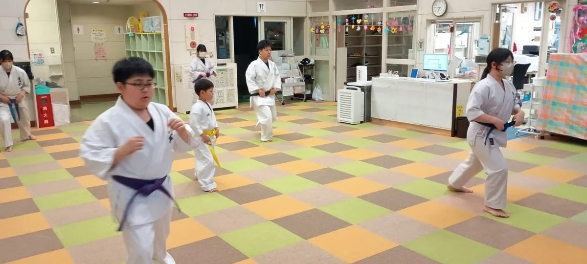 Practice session at the Okadama Branch
