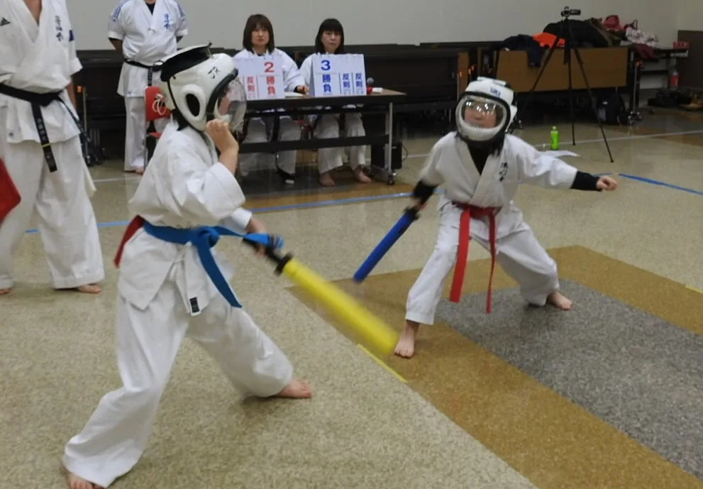 俊敏性を養う短棒組手