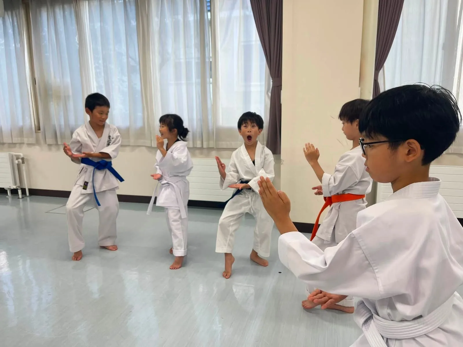Training session at the Toyohira Park Branch