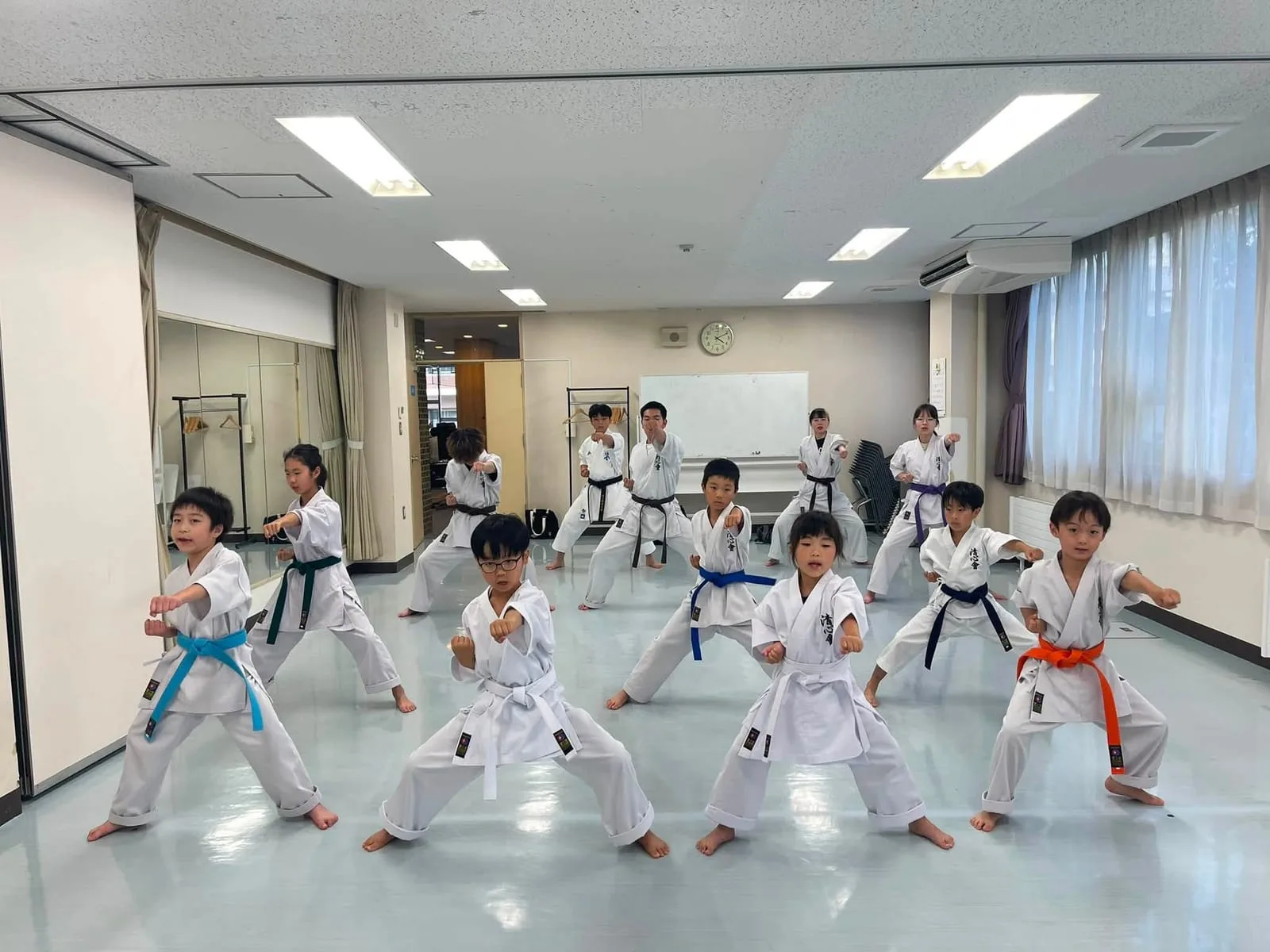 Training session at the Toyohira Park Branch