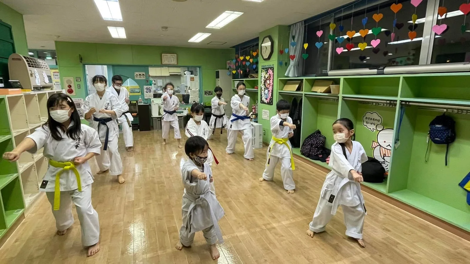 Training session at the Tsukisamu Branch