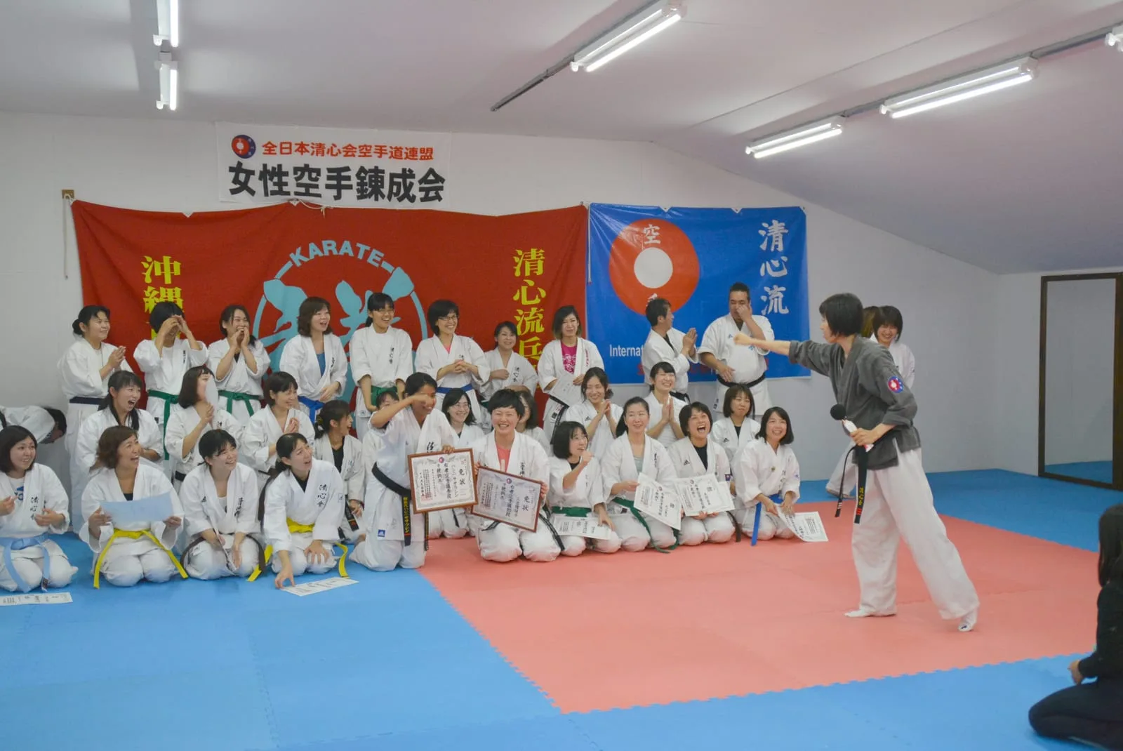 2015年11月、最後の女性練成会の様子