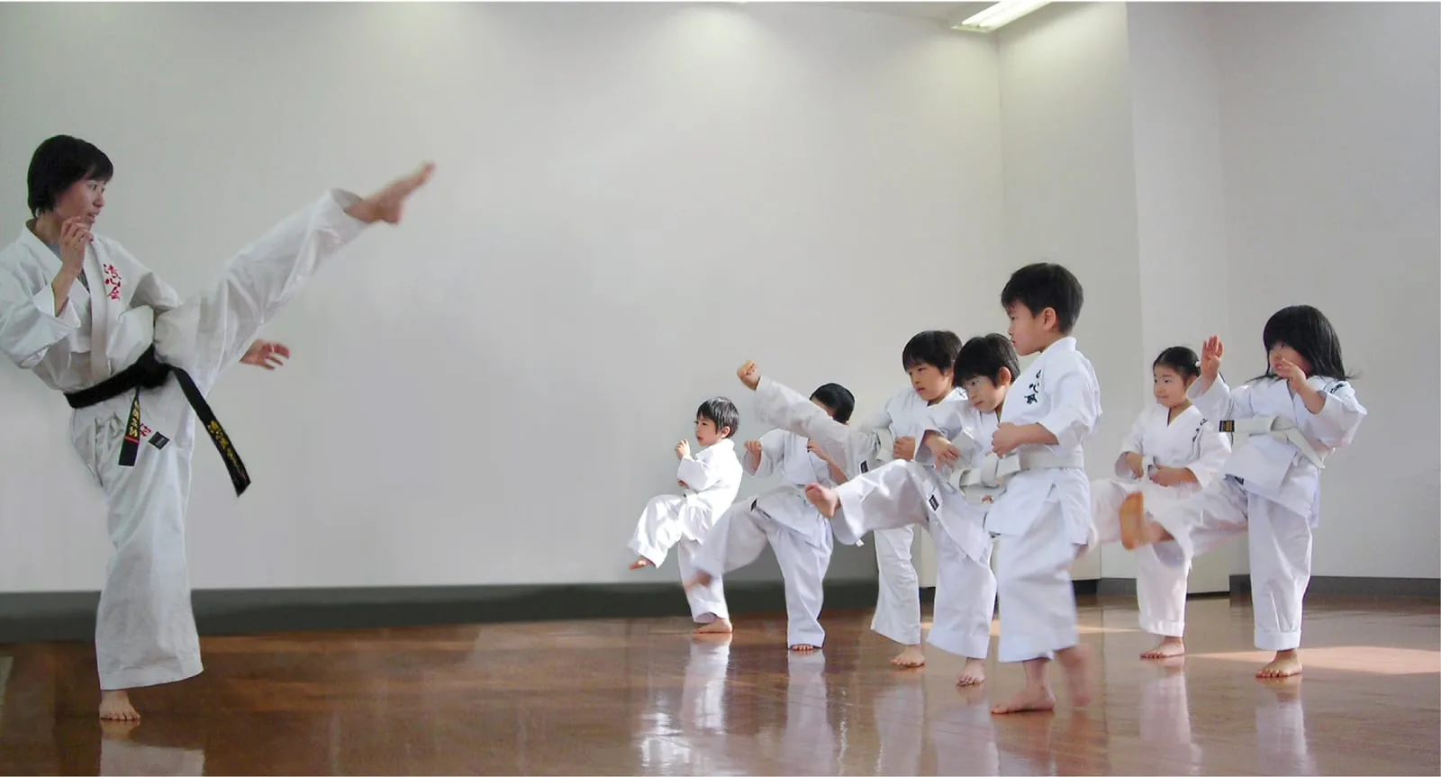 子供たちと三村館長