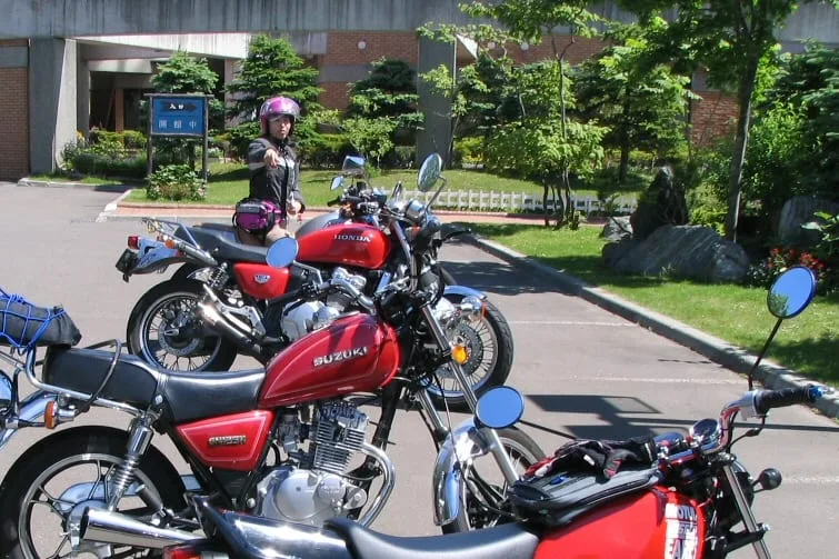 2006年、バイクでの合宿