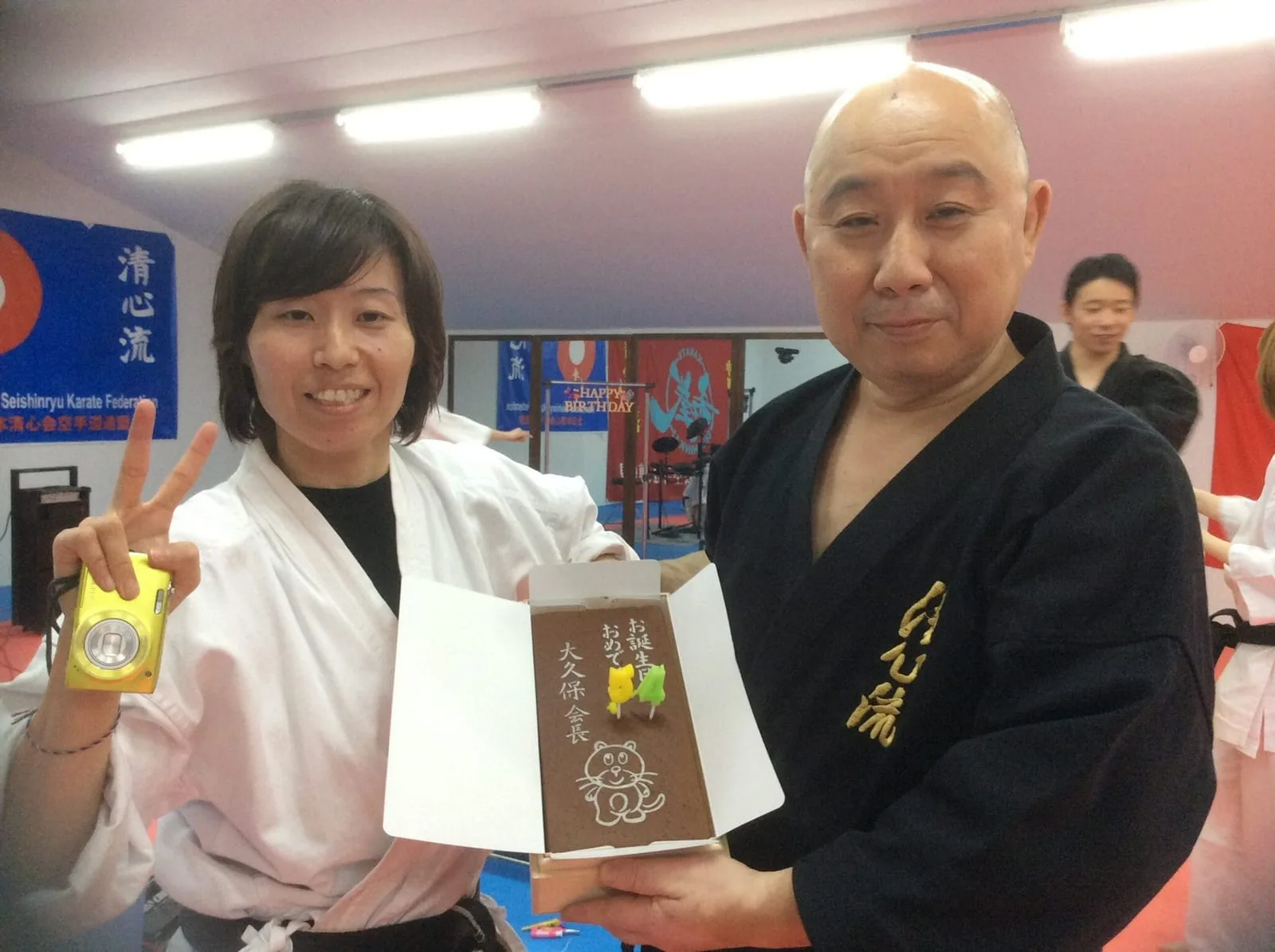会長の誕生日に