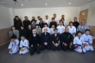 Practice session at the Inoue Dojo
