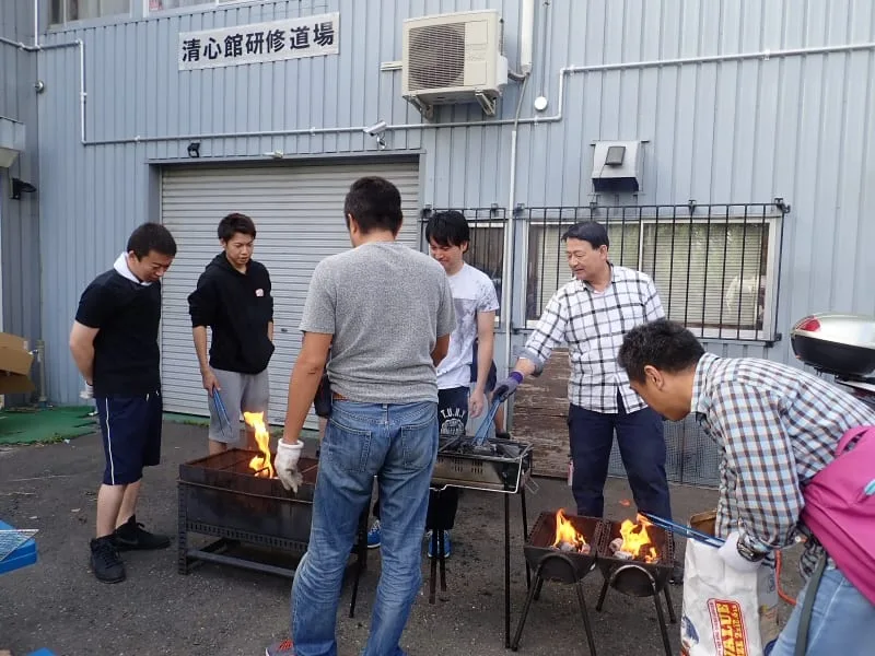 Members' get-together — yakiniku party